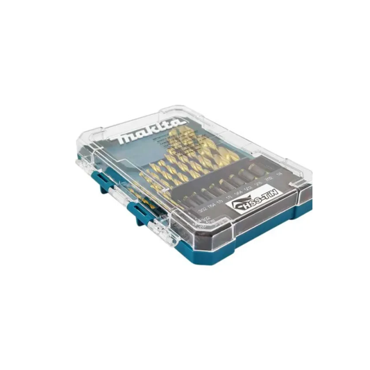 Juego de 13 brocas HSS Makita D-72908 - estuche abierto