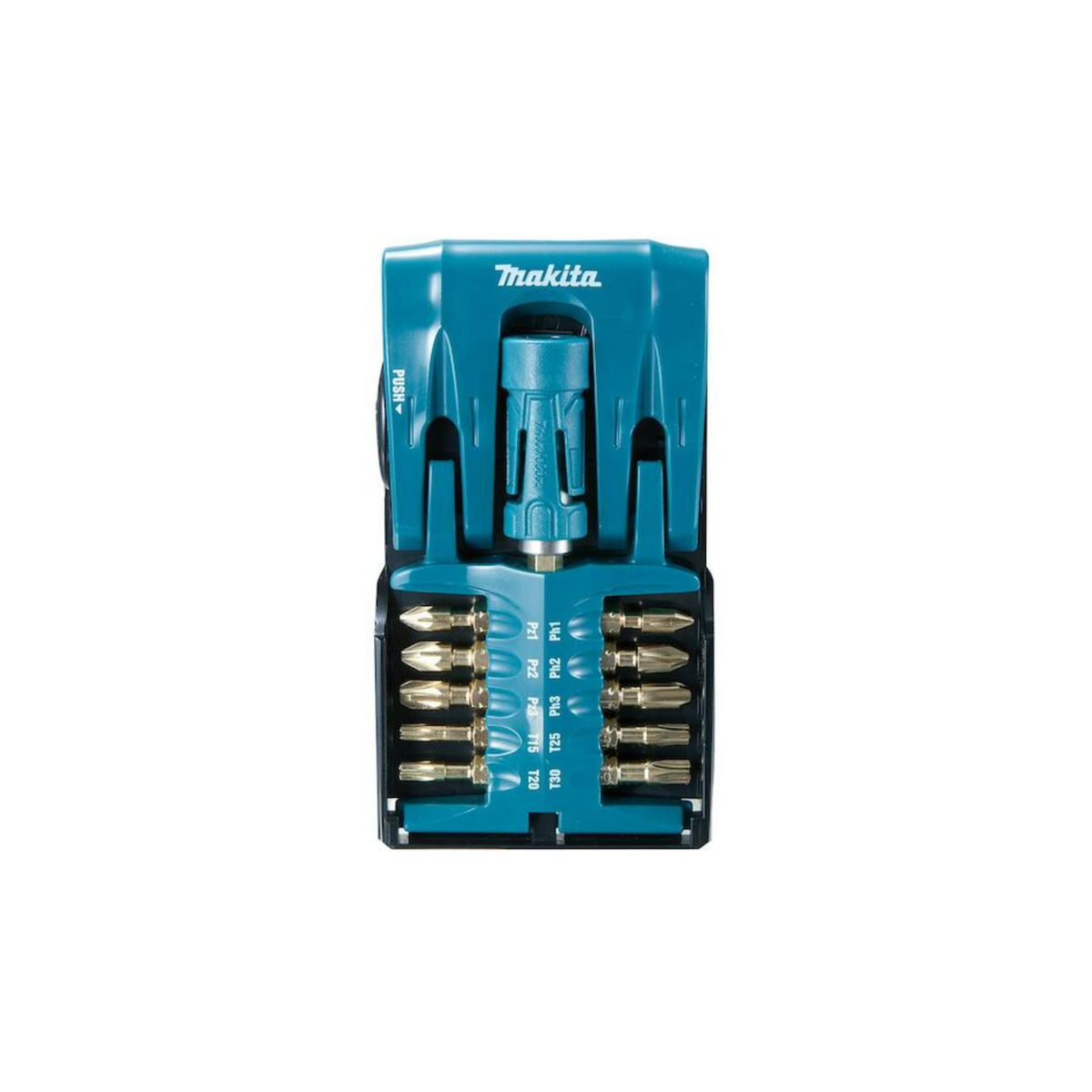 Juego de puntas Impact Gold Makita B-30754 - detalle de las puntas