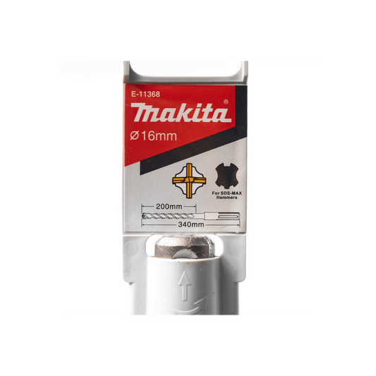 Broca SDS-MAX de 4 puntas Makita E-11368 de 5/8 pulgadas x 13 pulgadas