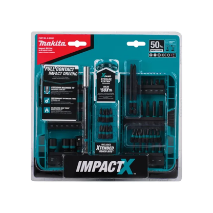 Juego de 50 puntas Impact con estuche Makita A-98348
