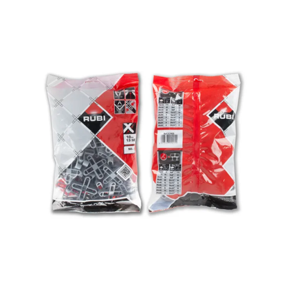 Crucetas niveladoras RUBI 02905 de 10 mm para cerámica, 50 piezas