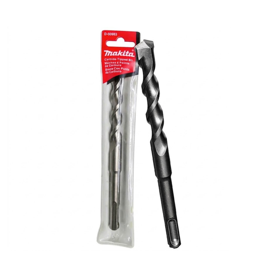 Broca SDS-Plus para concreto Makita D-00963 de 1/2 x 6.1/4 pulgadas