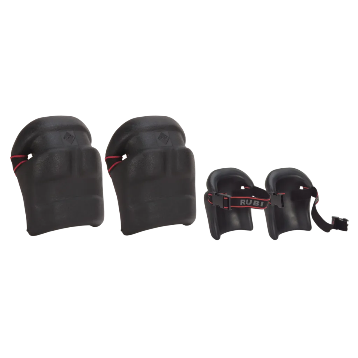 Juego de rodilleras profesionales RUBI 65915 para instalación de pisos