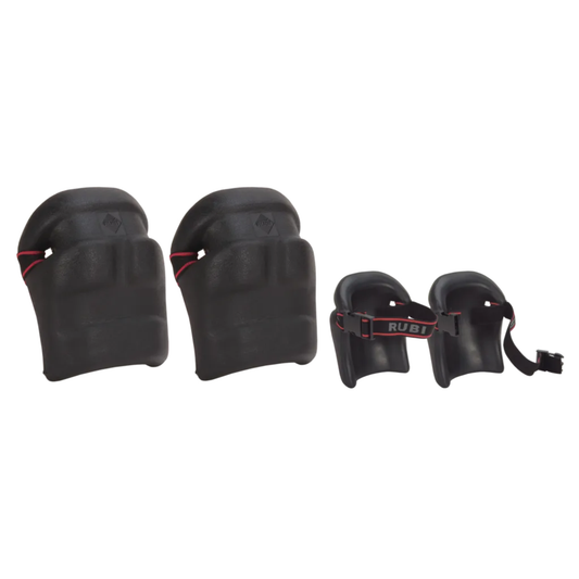 Juego de rodilleras profesionales RUBI 65915 para instalación de pisos
