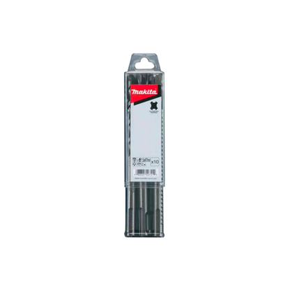 Juego de 10 brocas y cinceles SDS-Plus para concreto Makita D-45820