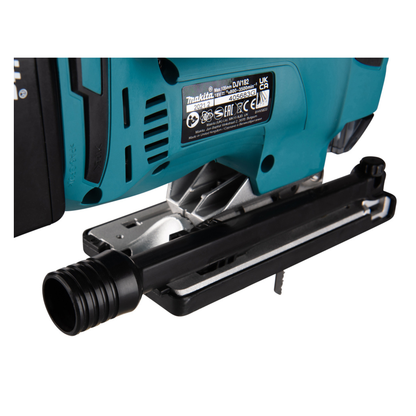 Sierra caladora Makita DJV182Z - salida para extracción de polvo