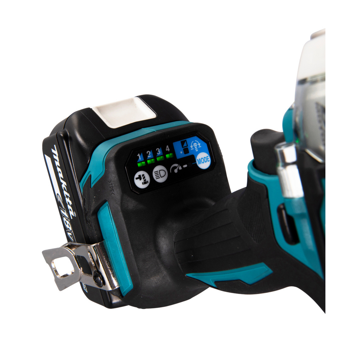 Llave de impacto Makita DTW301 - detalle del encastre cuadrado