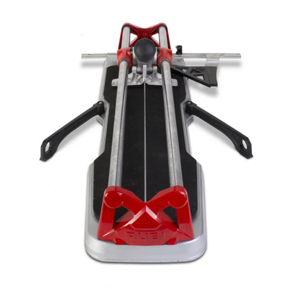 Cortadora RUBI SPEED-92N MAGNET - detalle de las guías cromadas