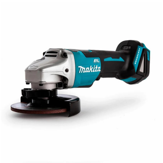 Pulidora angular inalámbrica Makita DGA458Z de 4-1/2 pulgadas y 18V con batería y cargador