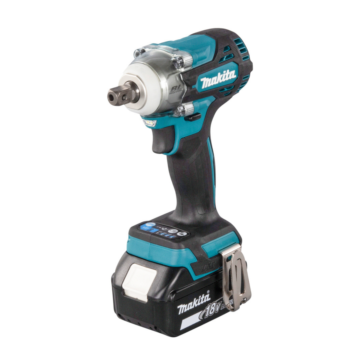 Llave de impacto inalámbrica Makita DTW301 de 1/2 pulgada y 330 Nm con batería y cargador
