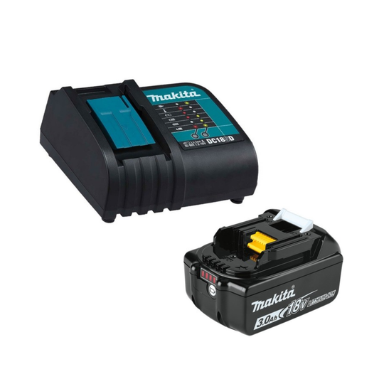 Motosierra inalámbrica Makita DUC254 - vista lateral