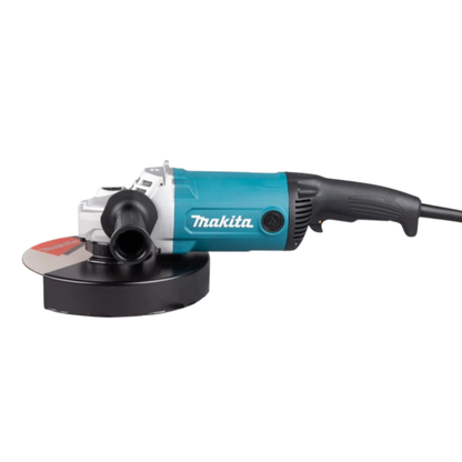Pulidora angular Makita GA9090 - detalle de la guarda de disco