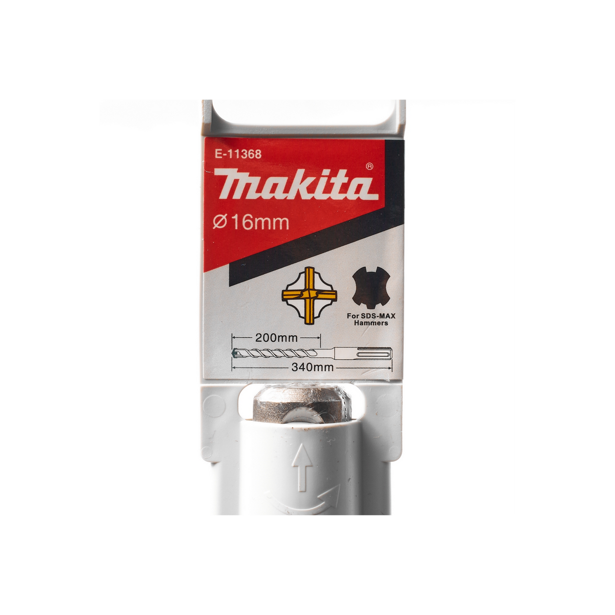 Broca SDS-MAX de 4 puntas Makita E-11368 de 5/8 pulgadas x 13 pulgadas