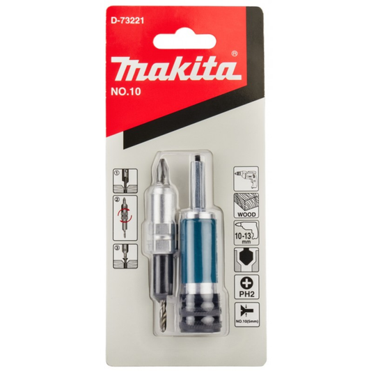 Avellanador y atornillador Makita D-73221 número 10 de 1/8 de pulgada