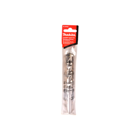 Broca de muro recta Makita D-24424 de 7/16 x 6 pulgadas para concreto