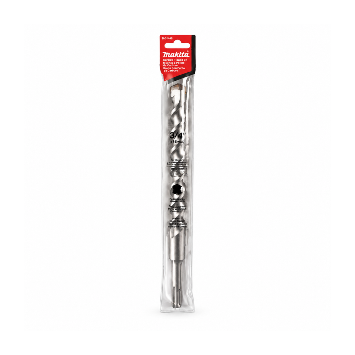 Broca SDS-PLUS para Concreto 3/4 x 12" Makita D-01046